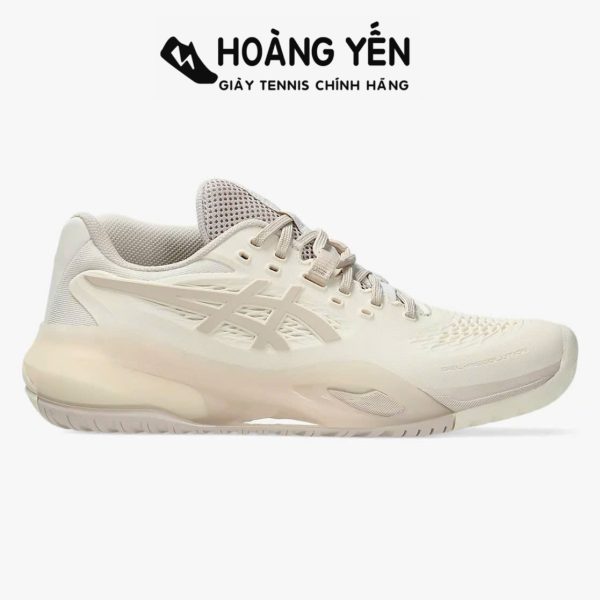 Giày Tennis Asics Nữ GEL- RESOLUTION X Mới 2025 | Màu Kem